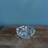 Star or flower candle holder in glass or crystal