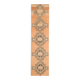 Vintage Turkish Hand-Knotted Wool Cotton Orange Runner Rug 95x408