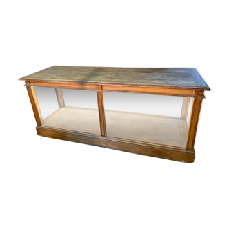 Oak window counter early twentieth century