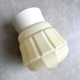 Art Deco pastel Thabur ceiling lamp, glass globe light