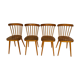 Suite of 4 chairs bistro Baumann, 50s
