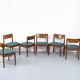 Teak Dining Chairs from Glostrup Møbelfabrik, 1960s, Set of 6
