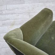 1970s, Danish by Kurt Østervig, 3-seater sofa, furniture velour, teak wood.