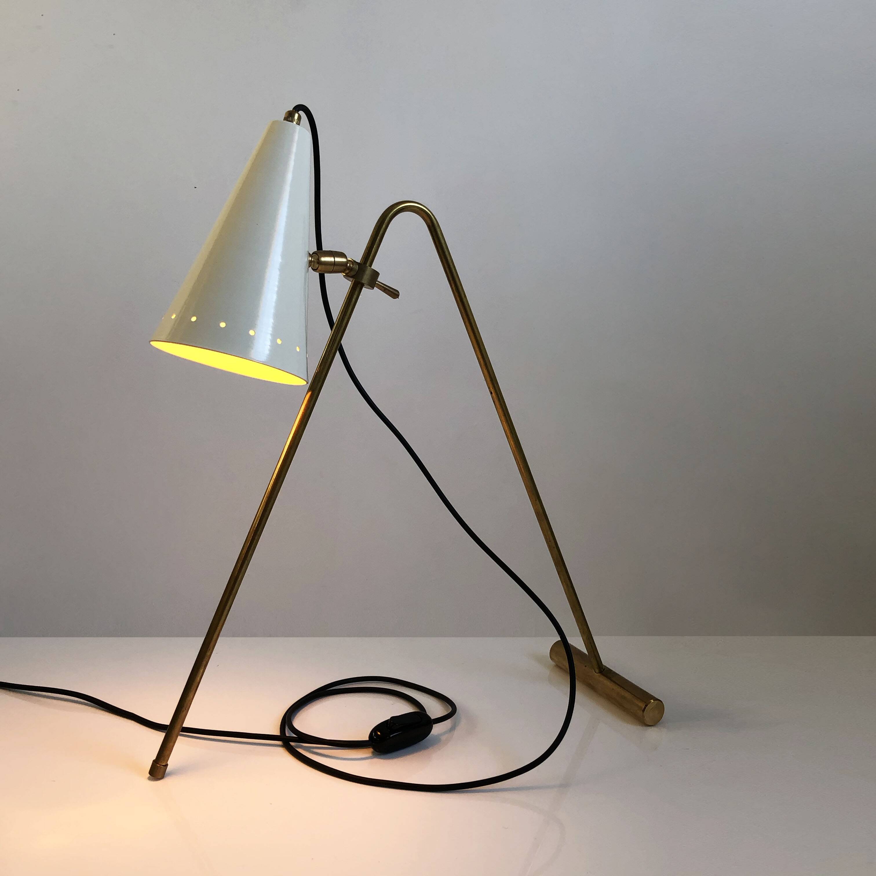 Lampe bipode réglable, 1950