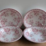 4 deep plates Sarreguemines