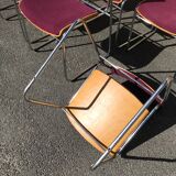 Lot of 8 chairs 80