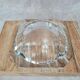 Cendrier en cristal signé Val Saint Lambert, vintage 1960