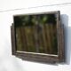 Hammered wrought iron mirror, antique wall mirror, rectangular mirror, Art Deco mirror, interior decoration