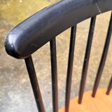 Two Scandinavian design chairs, Fanett style