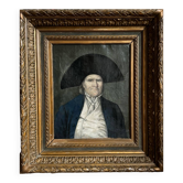 Portrait of a man with a cocked hat