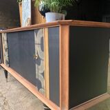 Black vintage sideboard