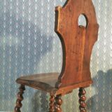 Carved oak chair