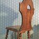 Carved oak chair