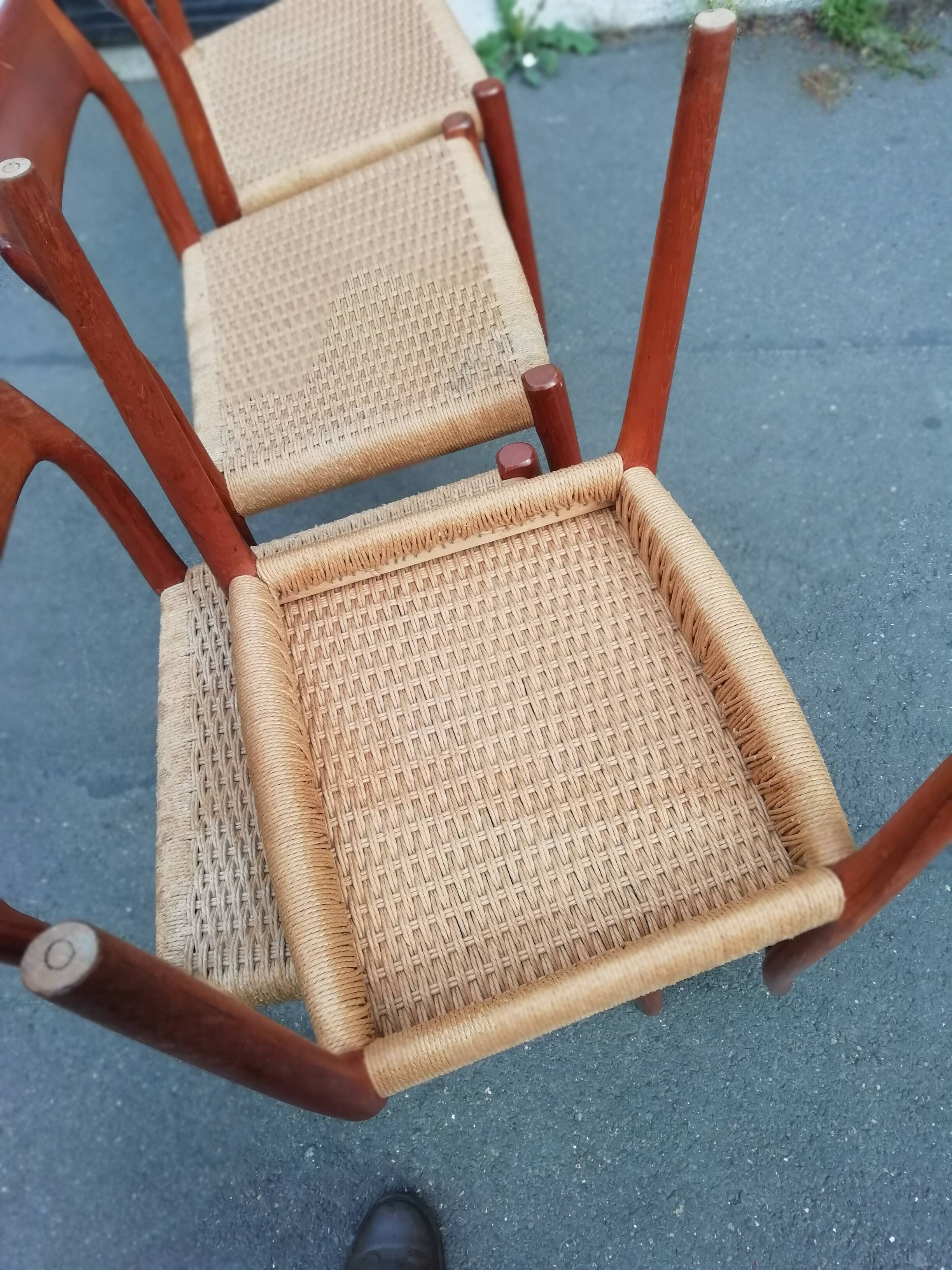 4 chairs from N.O. Moller