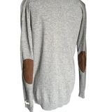 Cuba AZA Germany ceramic vase with a brown stripe.