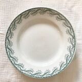 Set of 5 Terre de Fer Saint-Amand plates, Réjane model