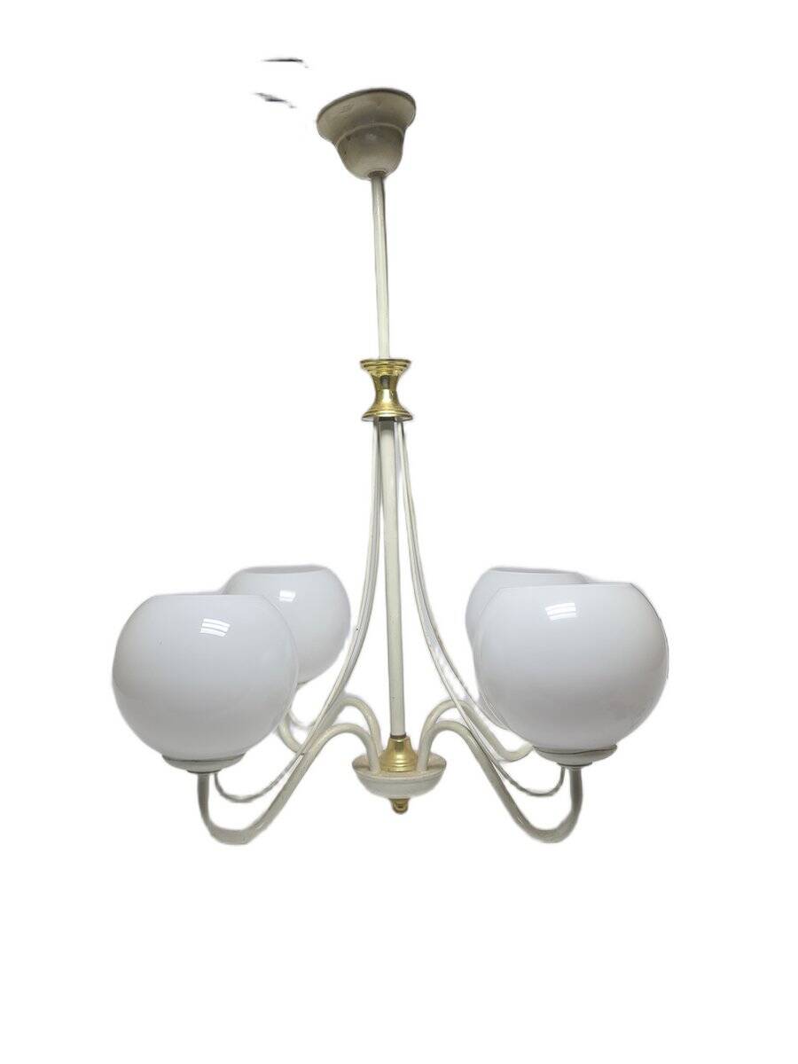 Art Nouveau chandelier, Poland, 1970s
