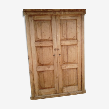 Old teak door