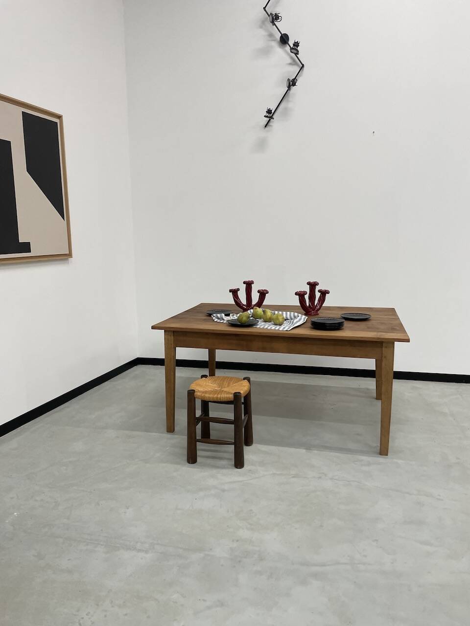 Pine farmhouse table 160 x 110 cm