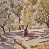 Nature painting table