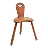 Chaise basse brutaliste