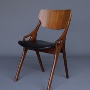 Danish Teak Chairs by Arne Hovmand Olsen for Mogens Kold, 1960s, Set of 3