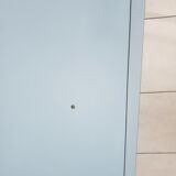 School desk and its chair in wood and formica