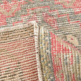 Red vintage door mat rug