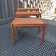 Scandinavian teak trundle tables
