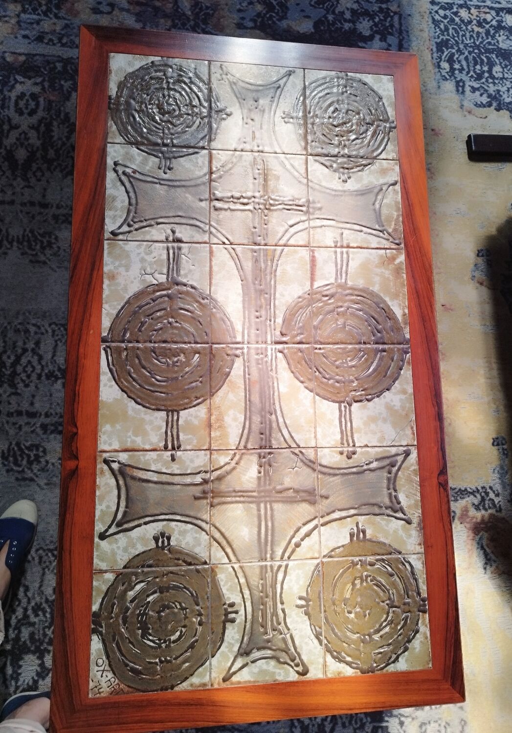 Vintage coffee table Ox-Art 1974