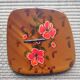 Plateau vintage Ceramics Poët-Laval poppies