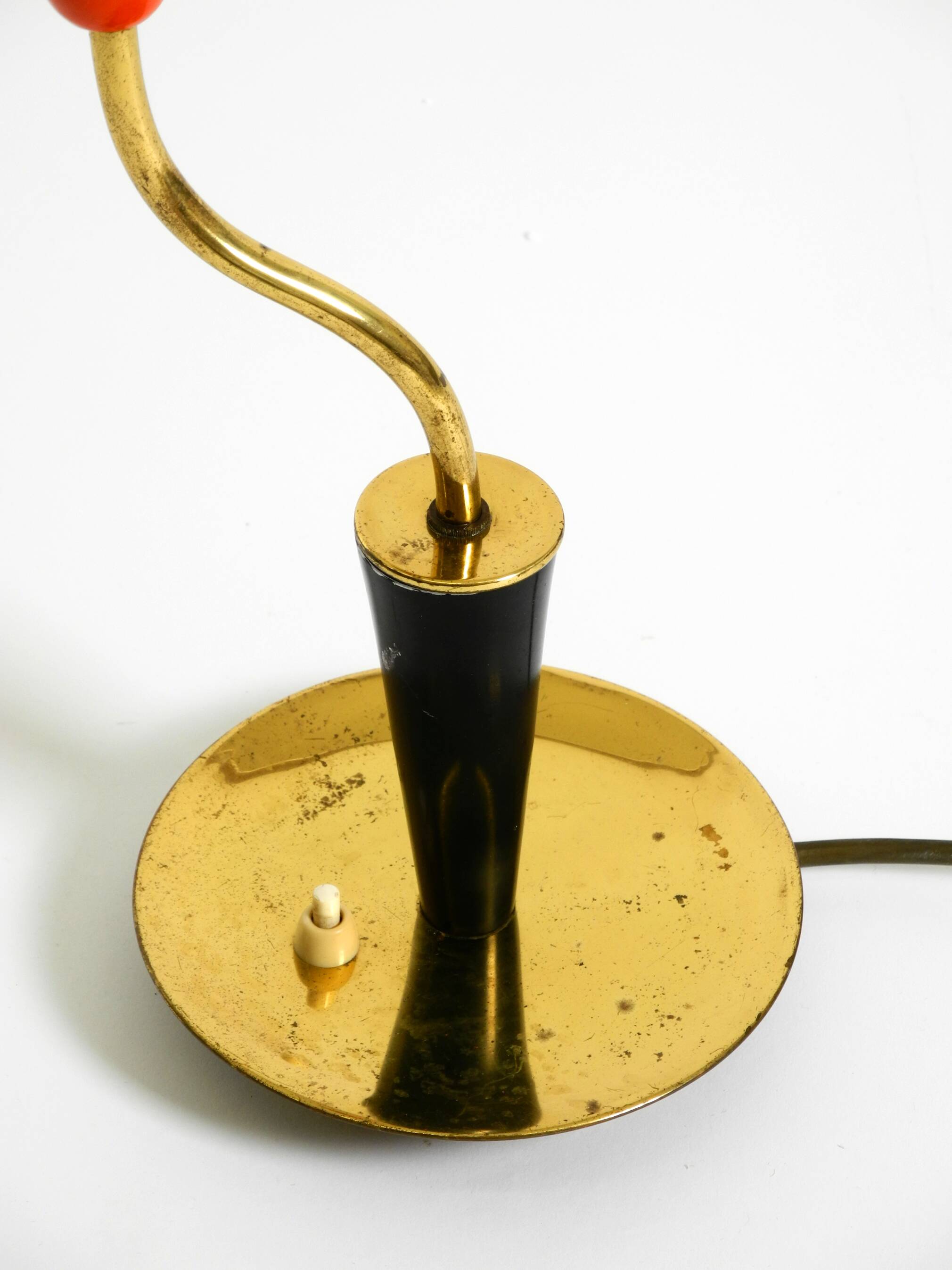 Beautiful original Mid Century Modern brass table lamp