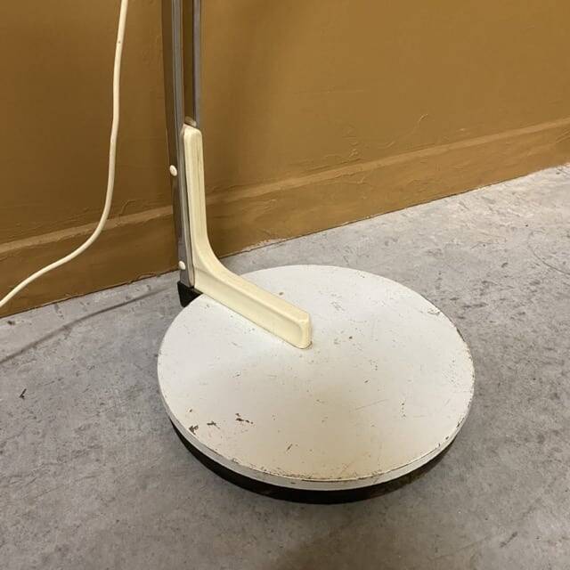 Vintage Reggiani telescopic floor lamp in chromed metal, 1970
