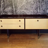 Vintage sideboard in varnished wood
