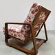 Fauteuil courbé réglable en bois courbé du milieu du siècle