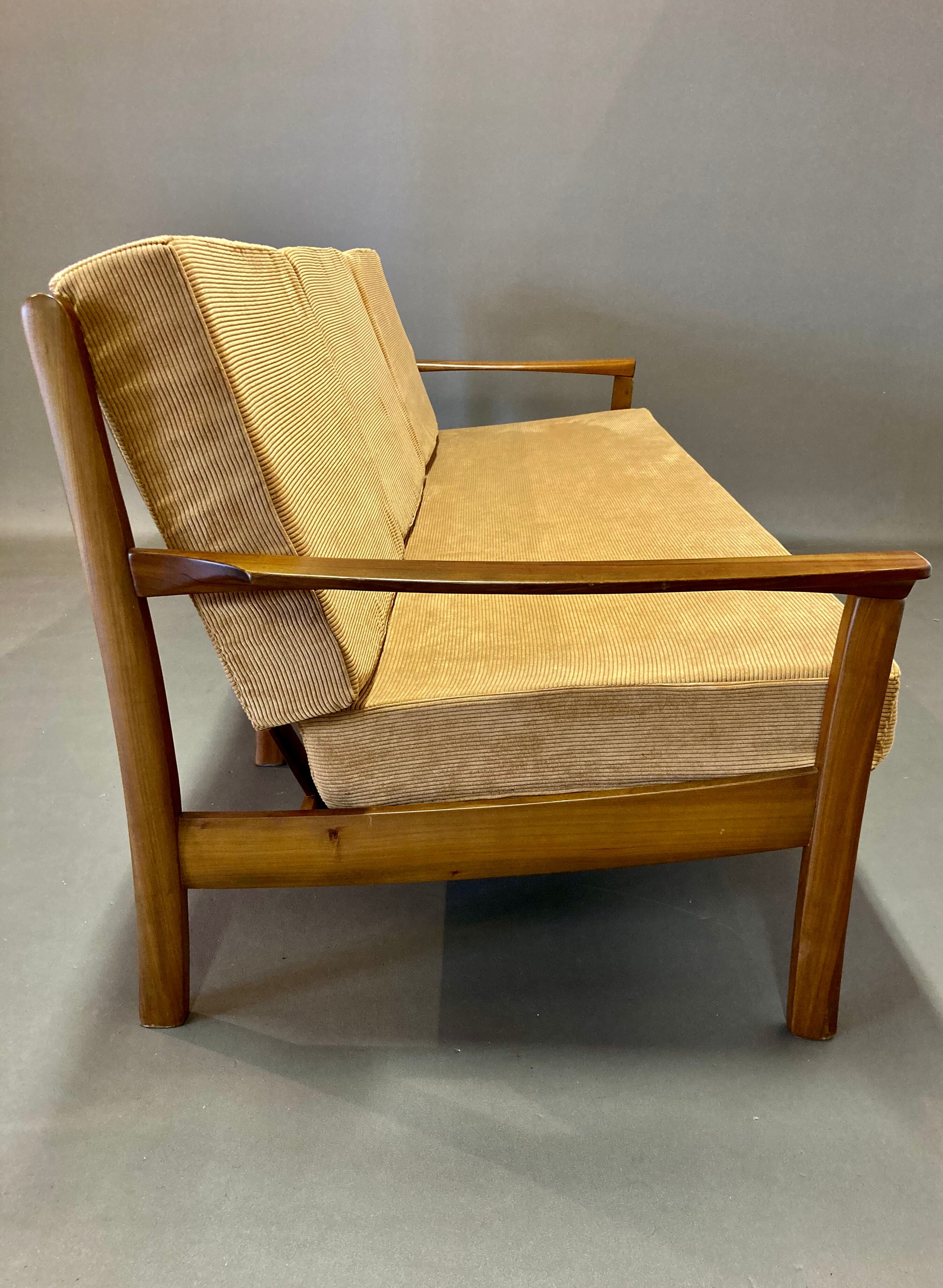 3-seater Scandinavian design sofa 1950.