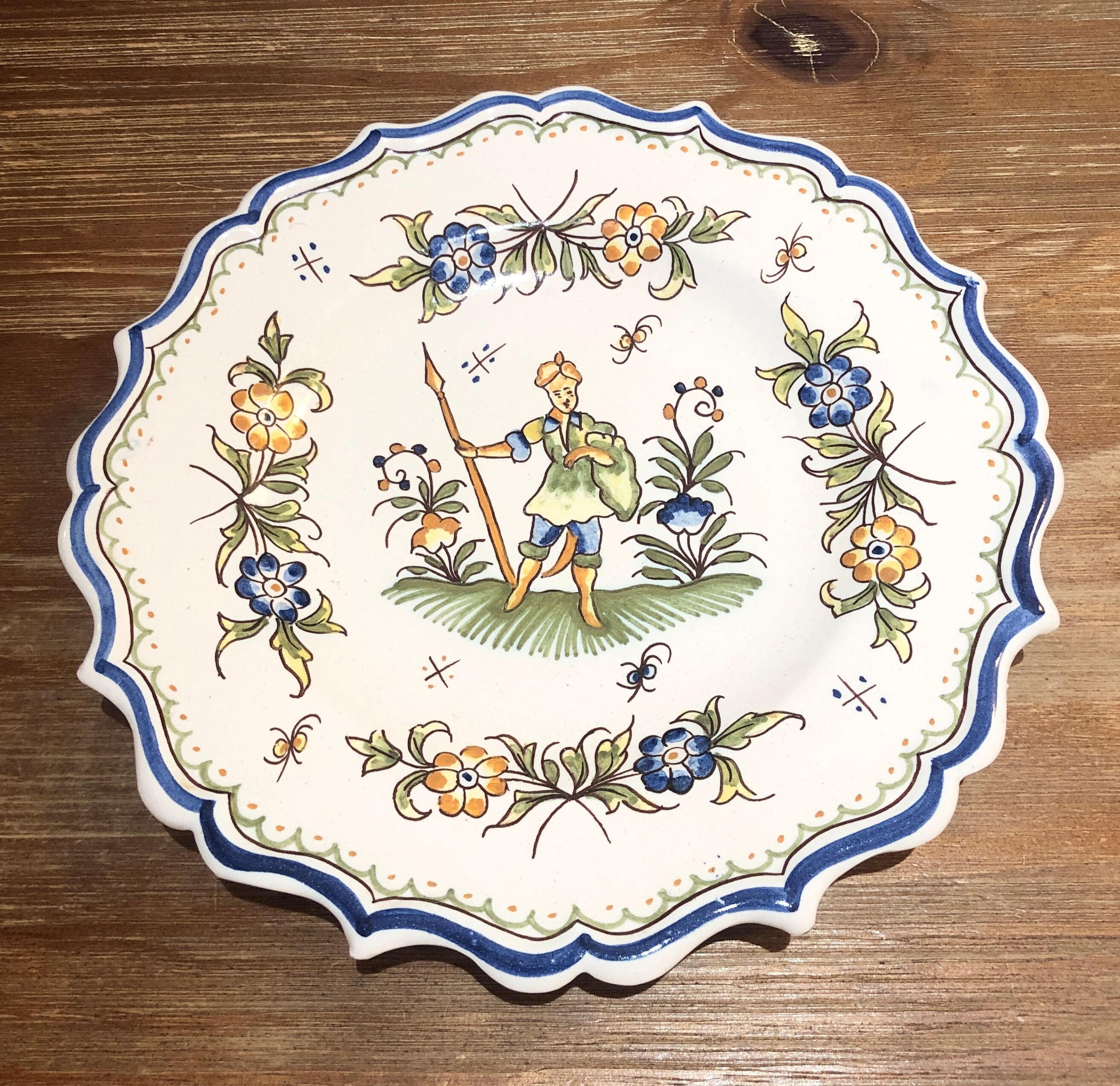 Assiette Moustiers