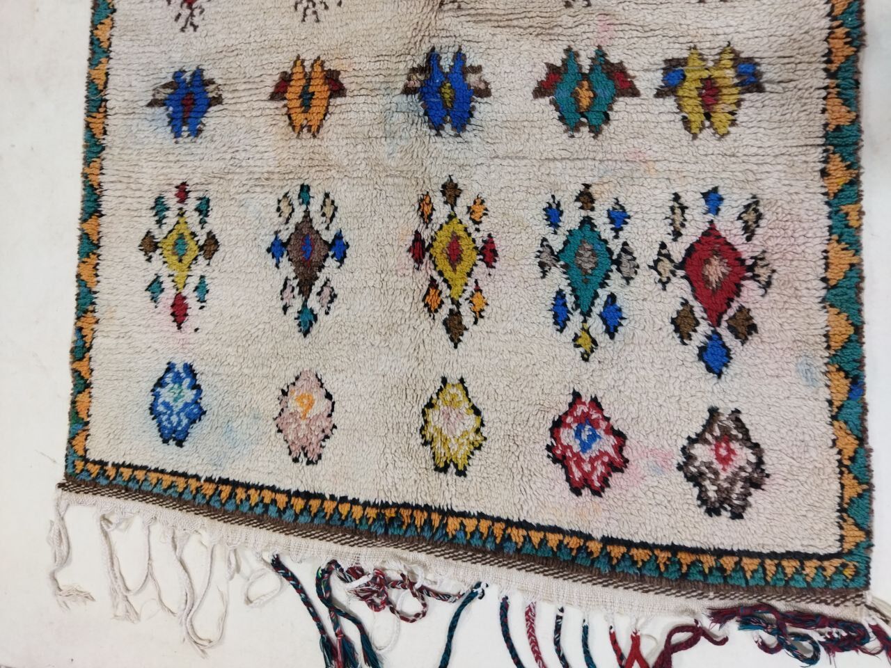 Handmade Moroccan Berber carpet 265 X 120 CM