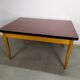 Rare Dining Table Farm Wood and formica Extendable for 10 people year 50 60