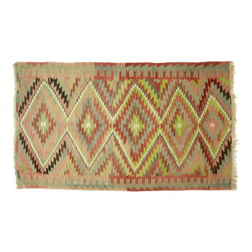 Anatolian handmade kilim rug 314 cm x 185 cm