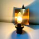 Scandinavian Art Deco Wall Sconce light in Metal/Copper Vintage