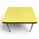 Vintage yellow Formica table 1950