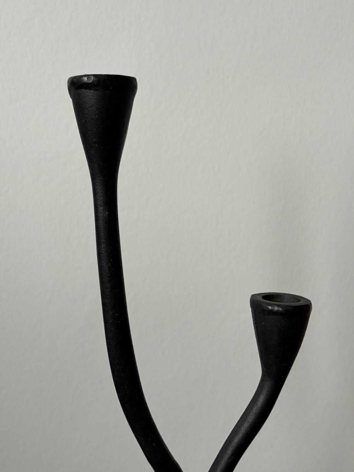 Cast iron candlestick from the 1970s