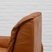 Italian Cognac Leather BBB Bonacina Armchair 1970s