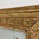 Petit miroir en bois stuqué et doré d’époque Restauration