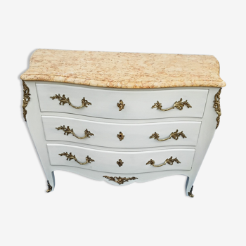 Commode style Louis XV crème