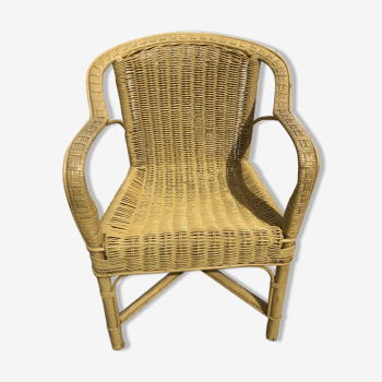 Wicker armchair