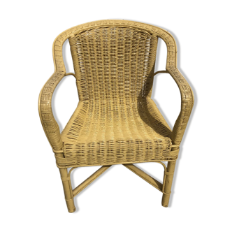 Wicker armchair