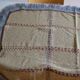 Vintage handmade pure wool blanket blanket