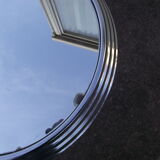 Chrome metal guerrilla and bistro mirror